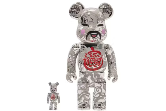 ACU CNY x SILVER x 400/100% SET DESIGNER COLLECTIBLE TOY