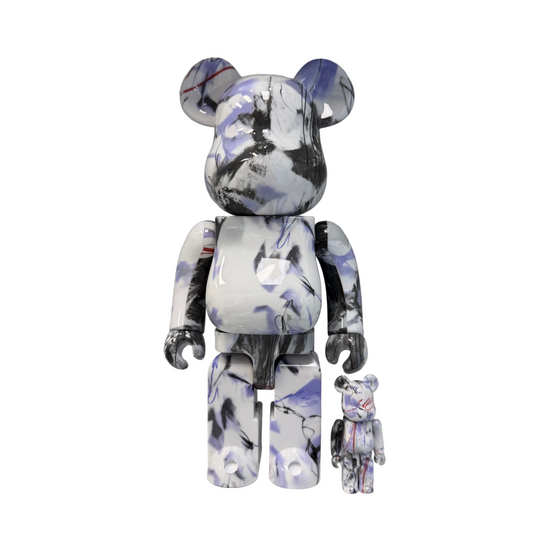 BEARBRICK x WORLD WIDE TOUR Futura Porcelain