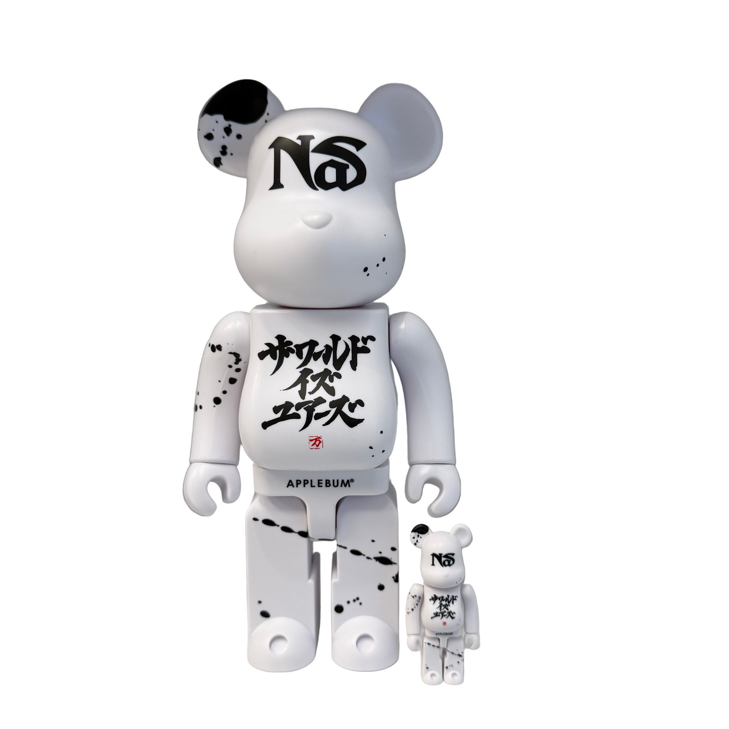 BEARBRICK x NAS x APPLEBUM