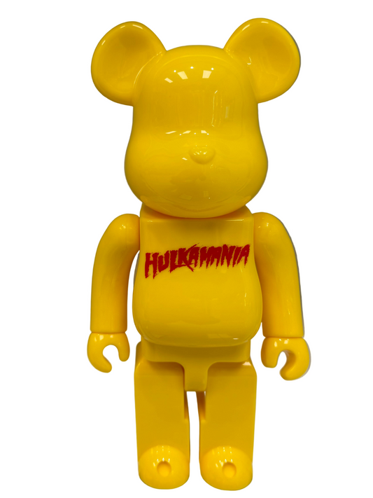 BEARBRICK x HULKAMANIA Yellow