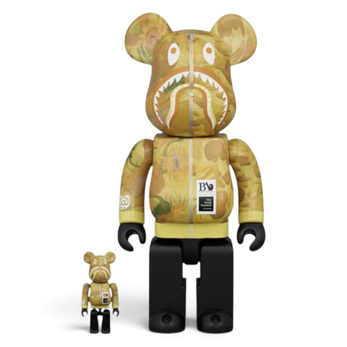 BAPE x VAN GOGH MUSEUM x SUNFLOWERS SHARK 400/100 Authentic collectible figure