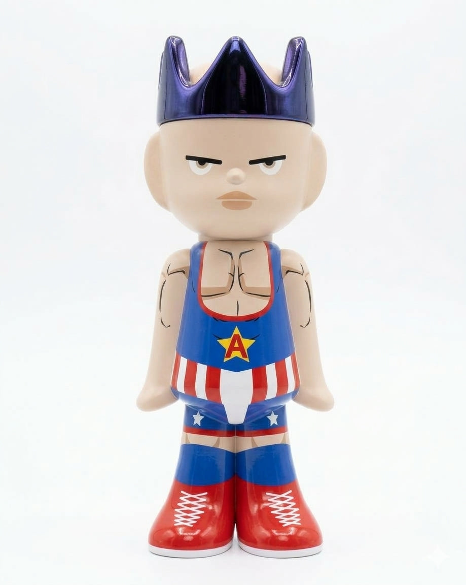 GHOSTWRITE x SAPPHIRE x KURT ANGLE x WWE x 100% 1/50 Collectible Figure
