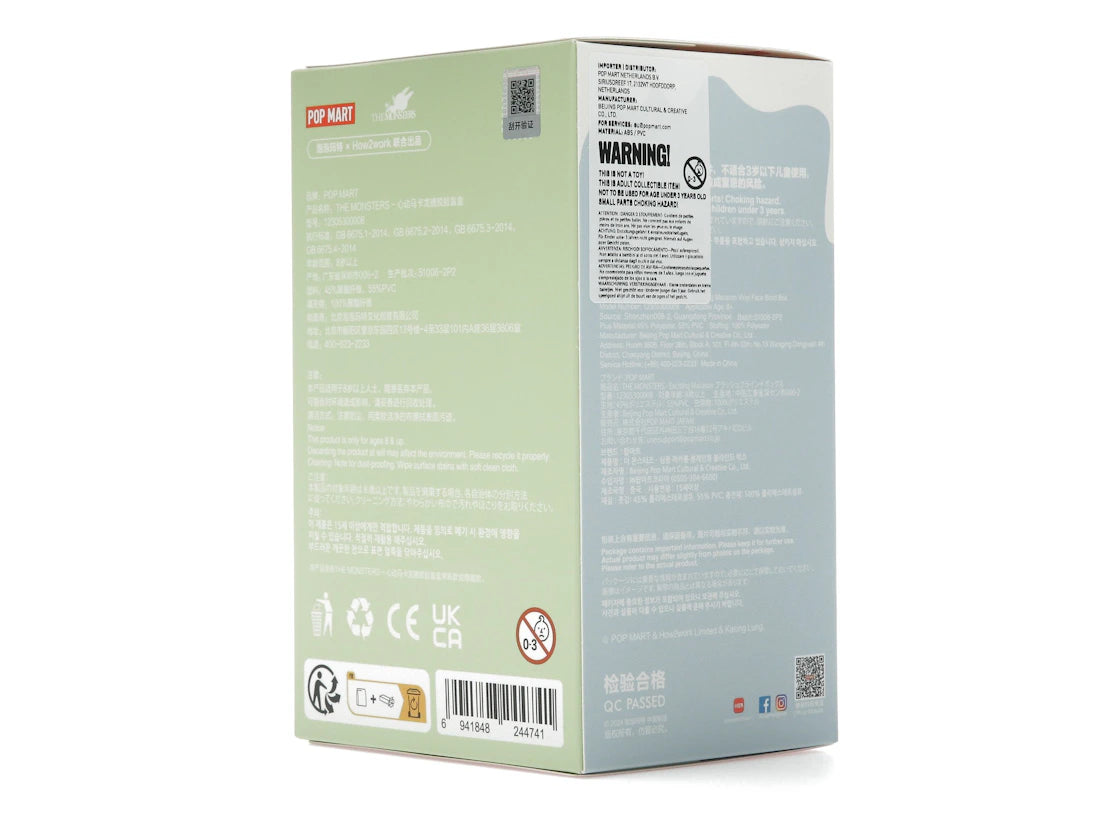 Pop Mart Labubu The Monsters Exciting Macaron Vinyl Plush Pendant Single Blind Box