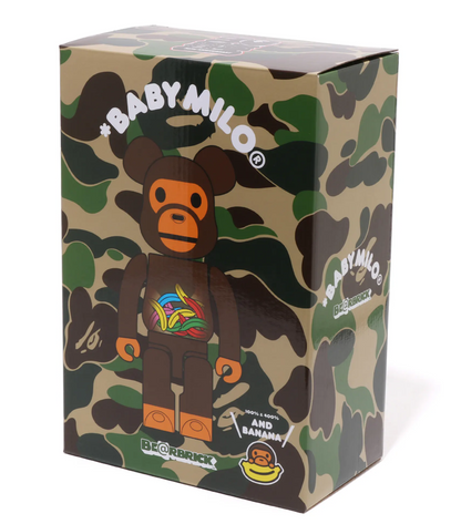 BAPE x BABY MILO x BANANA BELLY x 400/100% SET DESIGNER COLLECTIBLE TOY