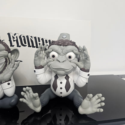 Close up of Ron English  "See No Evil" Monkey figure