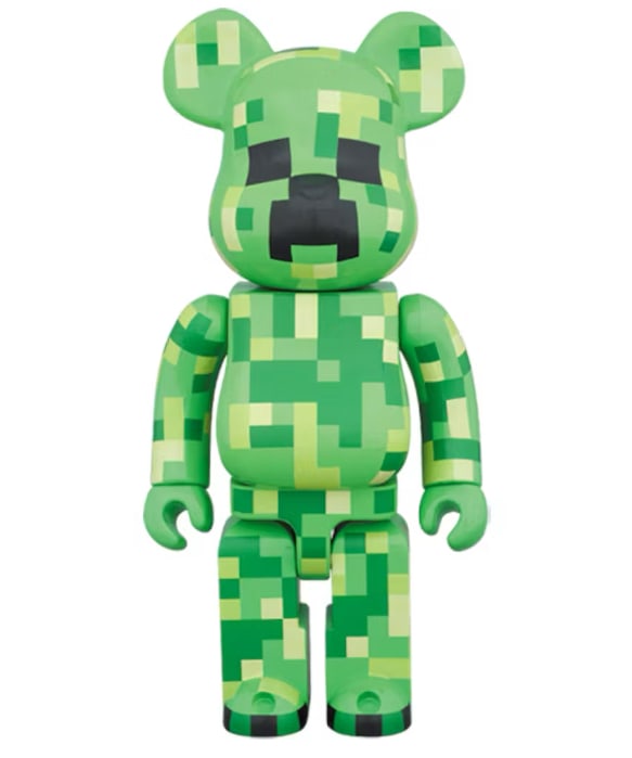 Bearbrick x MINECRAFT x Creeper 400%