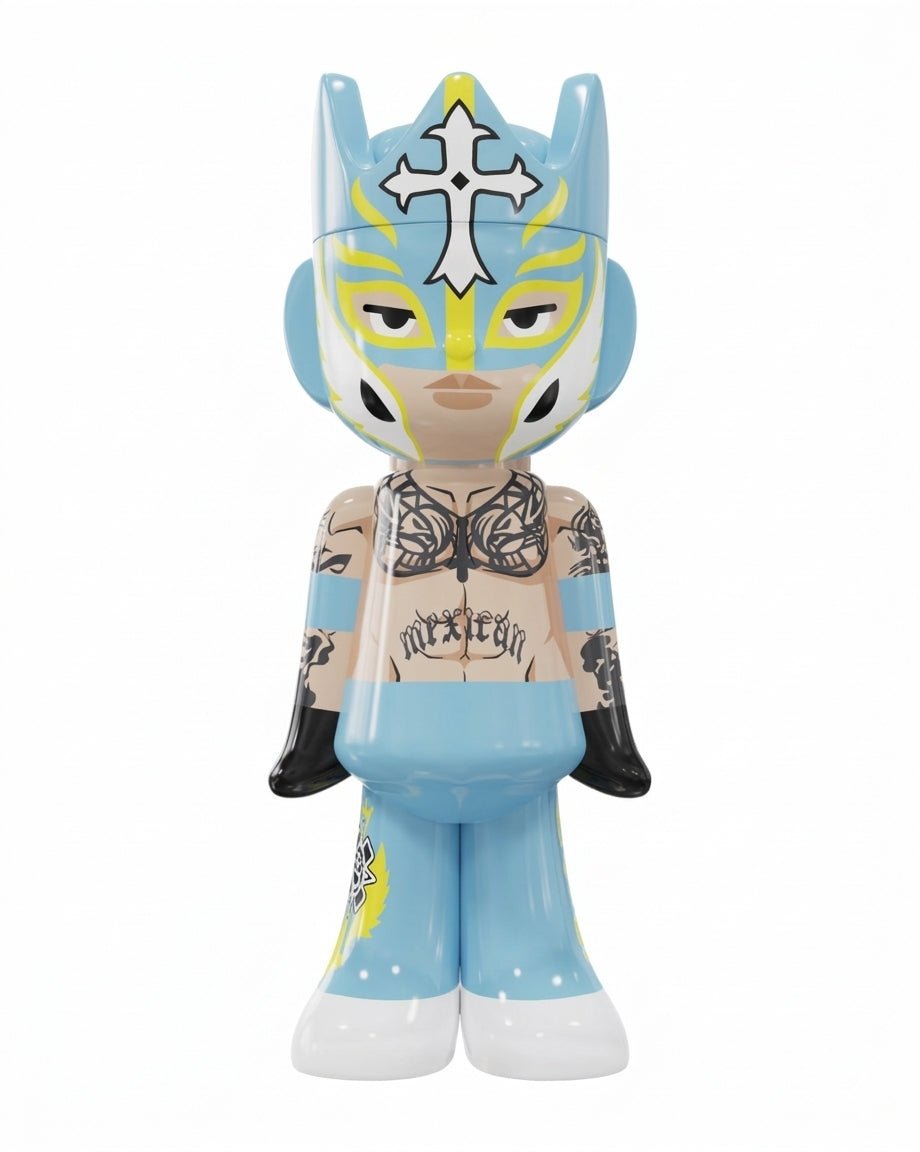 GHOSTWRITE x WWE x REY MYSTERIO x 100% 1/1500 designer collectible toy