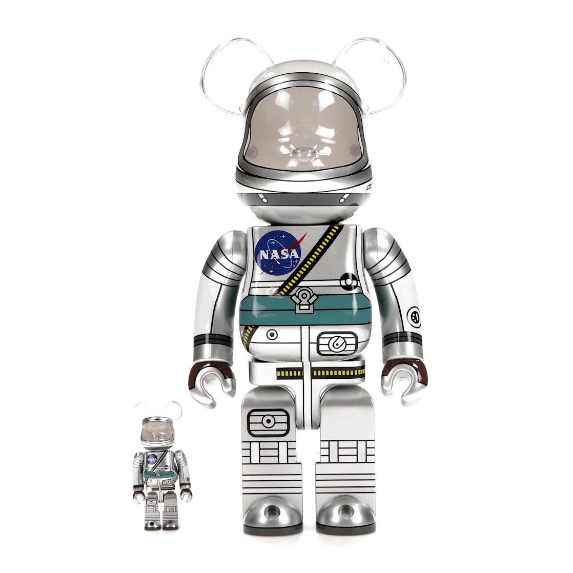 Bearbrick Project Mercury Astronaut 100% & 400% Set