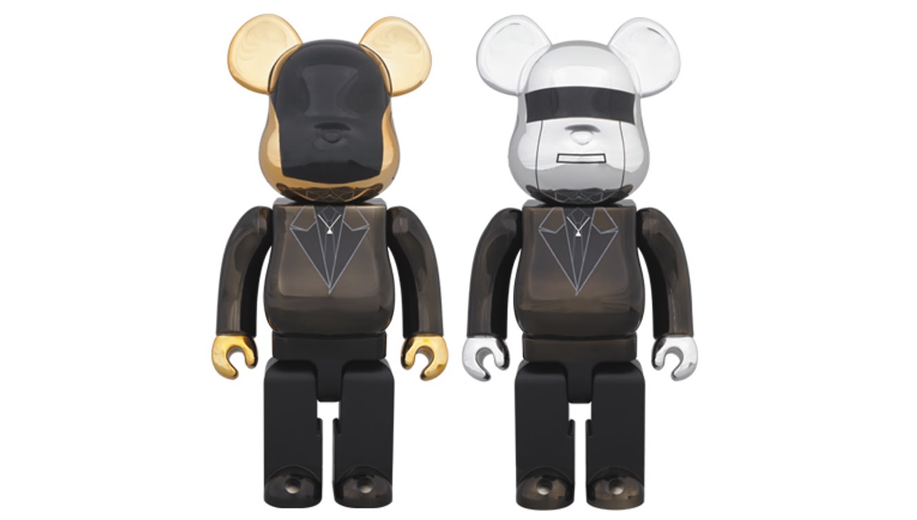 Bearbrick x Daft Punk (Random Access Memories Ver.) GUY-MANUEL de HOMEM-CHRISTO / THOMAS BANGALTER 400% Set