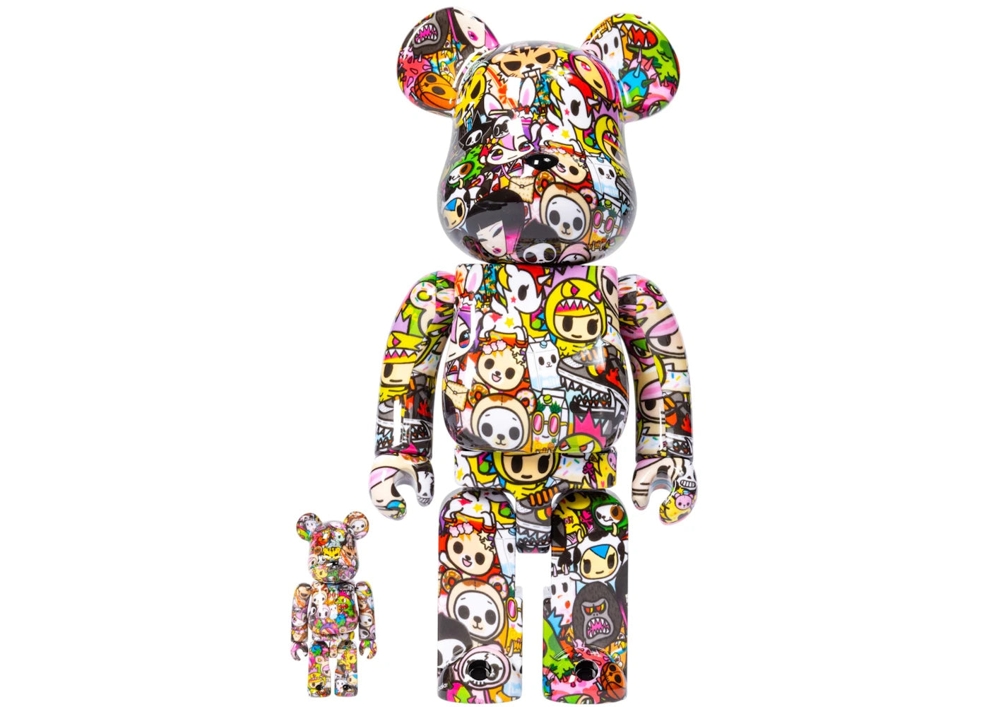 Bearbrick Tokidoki 20th Anniversary 100% & 400% Set