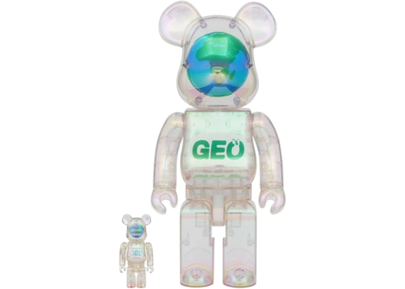 Bearbrick Geo v2 Earth 400% / 100% – Phat City by dubfreaks