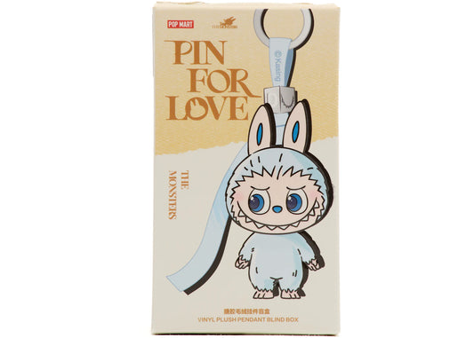 Pop Mart Labubu The Monsters Pin for Love Series Vinyl Plush Pendant (A-M) Single Blind Box