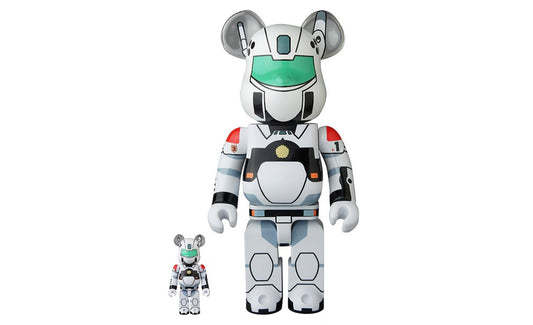 Bearbrick Patlabor AV-98 Ingram 400% + 100% Set