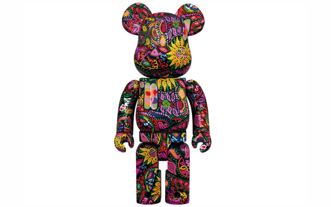 Bearbrick Psychedelic Paisley 1000%