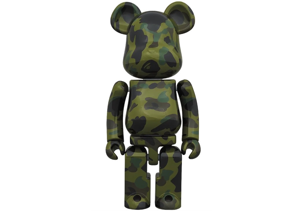 Bearbrick BAPE Play 1st Camo Green 200%